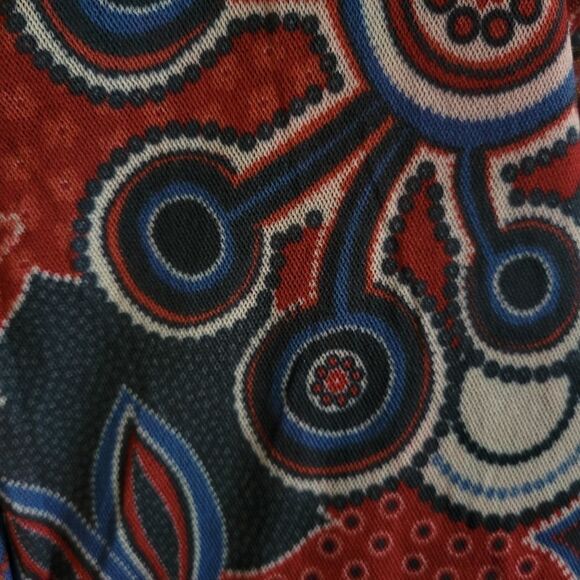 Daisy & Clover blouse short Sleeve Women's large multicolored Pre-owned - Picture 4 of 5